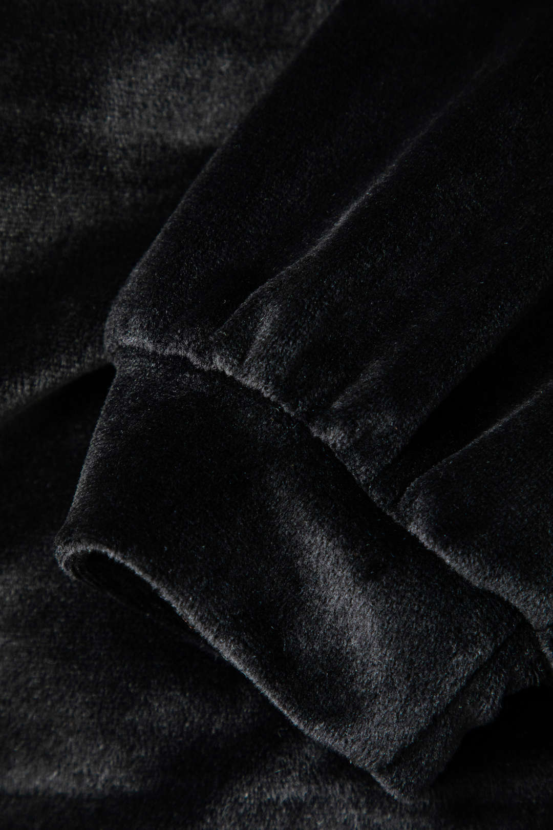 Velvet Tank Top And Zipper Hooded Sweatshirt And Drawstring Straight Leg Pants Set - Image 14