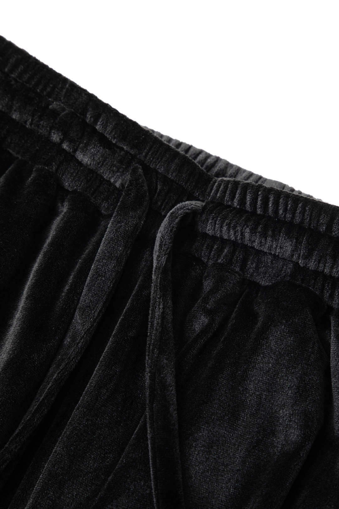 Velvet Tank Top And Zipper Hooded Sweatshirt And Drawstring Straight Leg Pants Set - Image 13