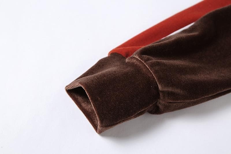 Zip-up letter embroidered high neck pant set - Image 7